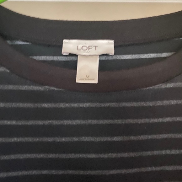 LOFT dress women size M stripes - Picture 5 of 6